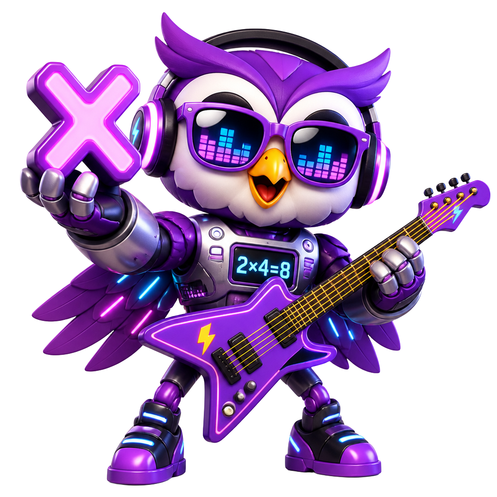 MathRockers owl mascot